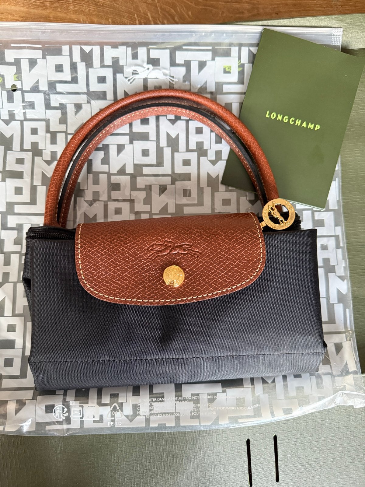 Longchamp tas maat S, Ophalen of Verzenden, Zo goed als nieuw, Zwart, Handtas