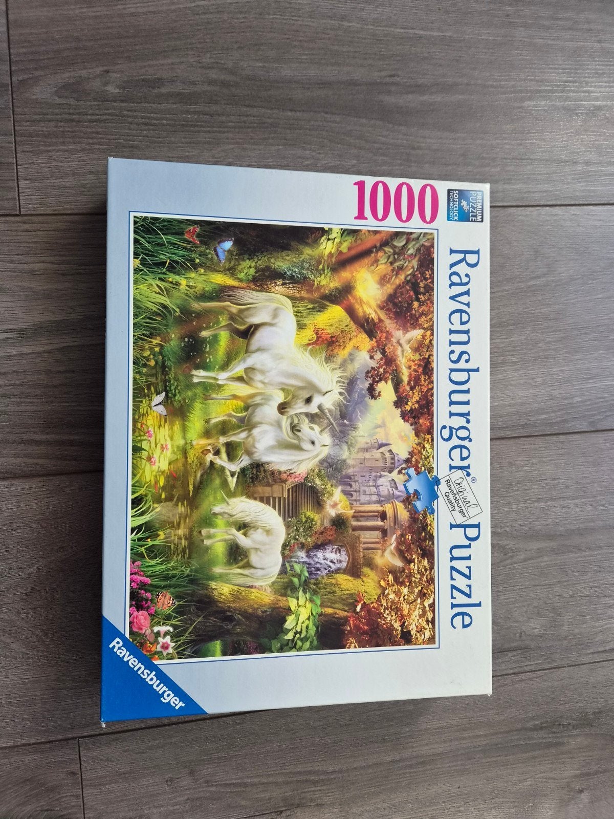 Ravensburger Legpuzzel Eenhoorns 1000 stukjes, Ophalen, 500 t/m 1500 stukjes, Zo goed als nieuw, Legpuzzel