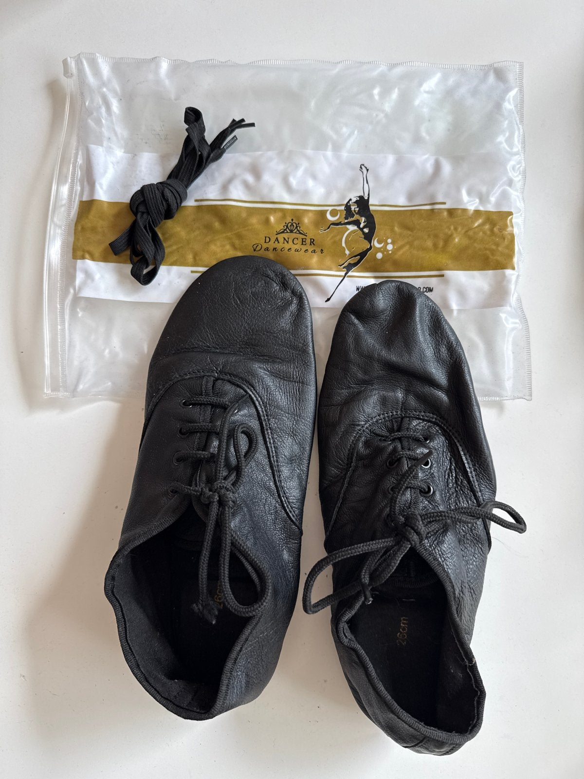 Zwarte dansschoenen - Dancer Dancewear - 26cm maat 41, Ophalen of Verzenden, Gebruikt, Schoenen