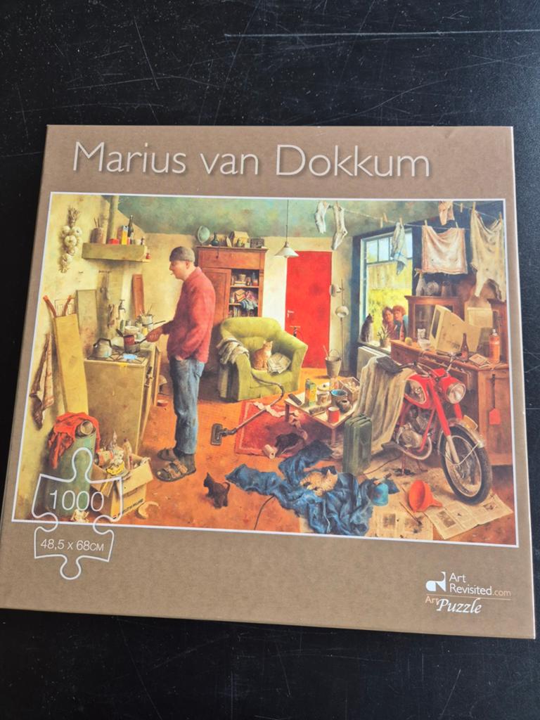 Puzzel Mannenhuishouding, Ophalen, 500 t/m 1500 stukjes, Zo goed als nieuw