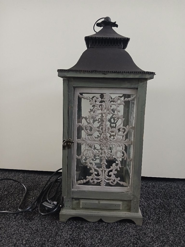 Lantaarn met verlichting., Ophalen, Lantaarn, Meerkleurig, Zo goed als nieuw