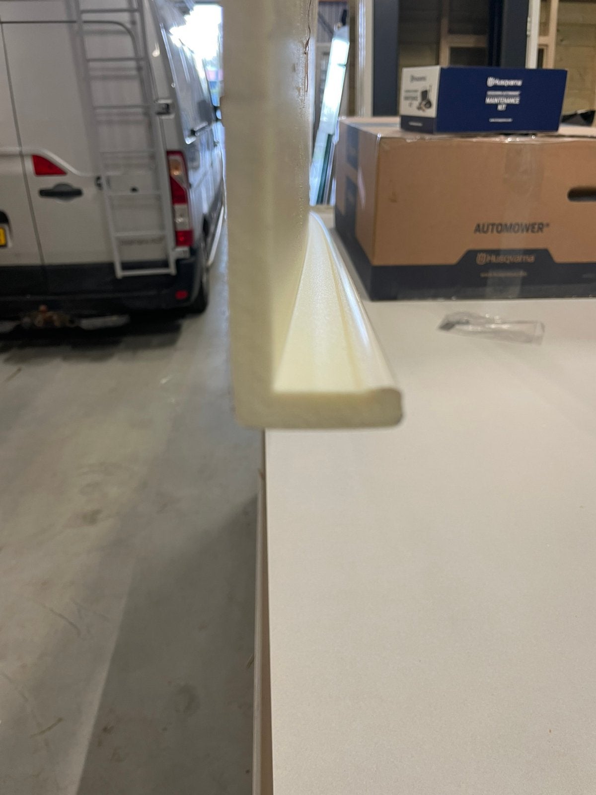 Kunststof boeidelen met haakse hoek lengte 6 meter, Ophalen, Kunststof, Minder dan 3 meter, Zo goed als nieuw