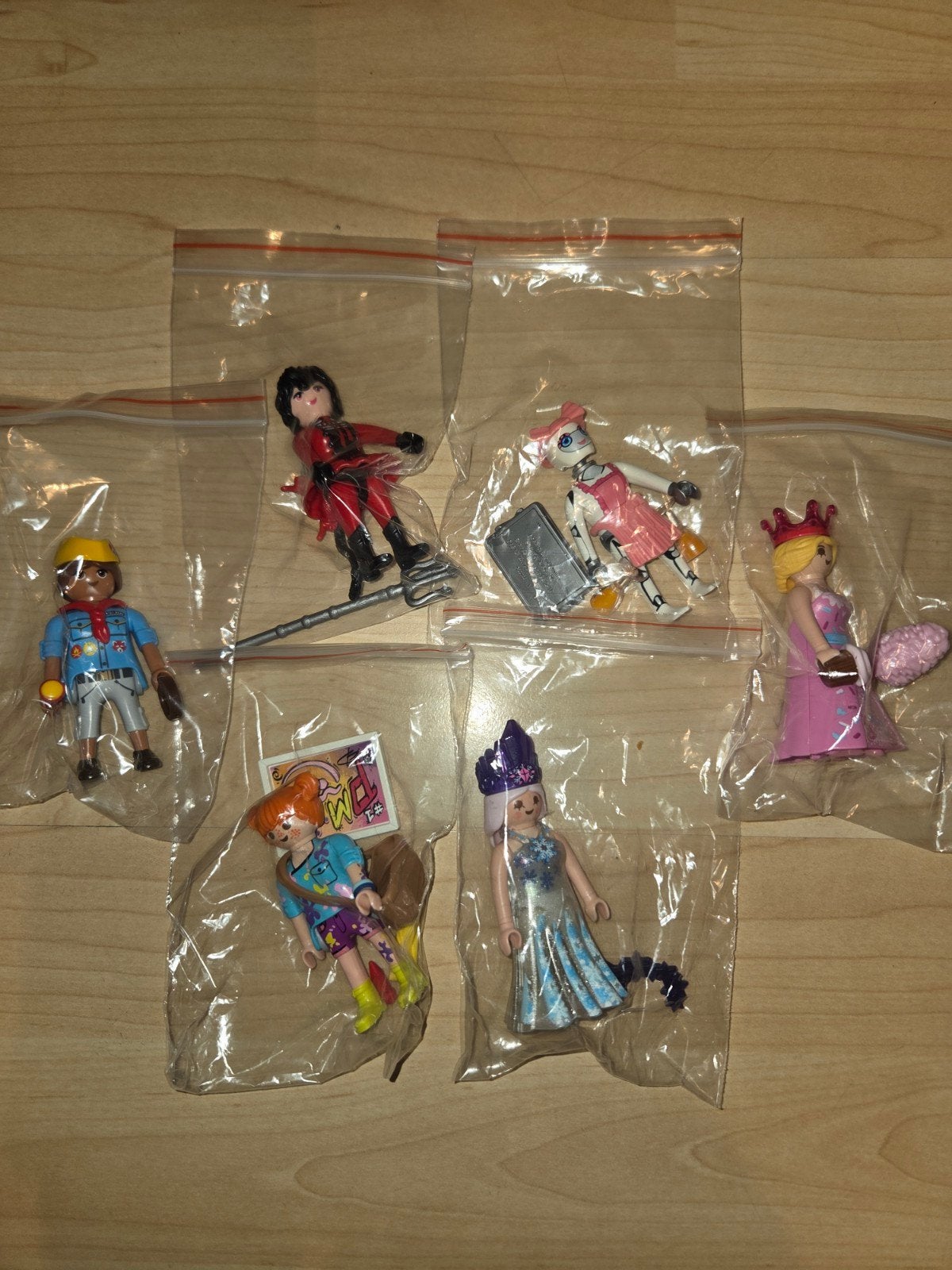 playmobil poppetjes uit de polly packs, Complete set, Fantasy, Ophalen of Verzenden, Zo goed als nieuw