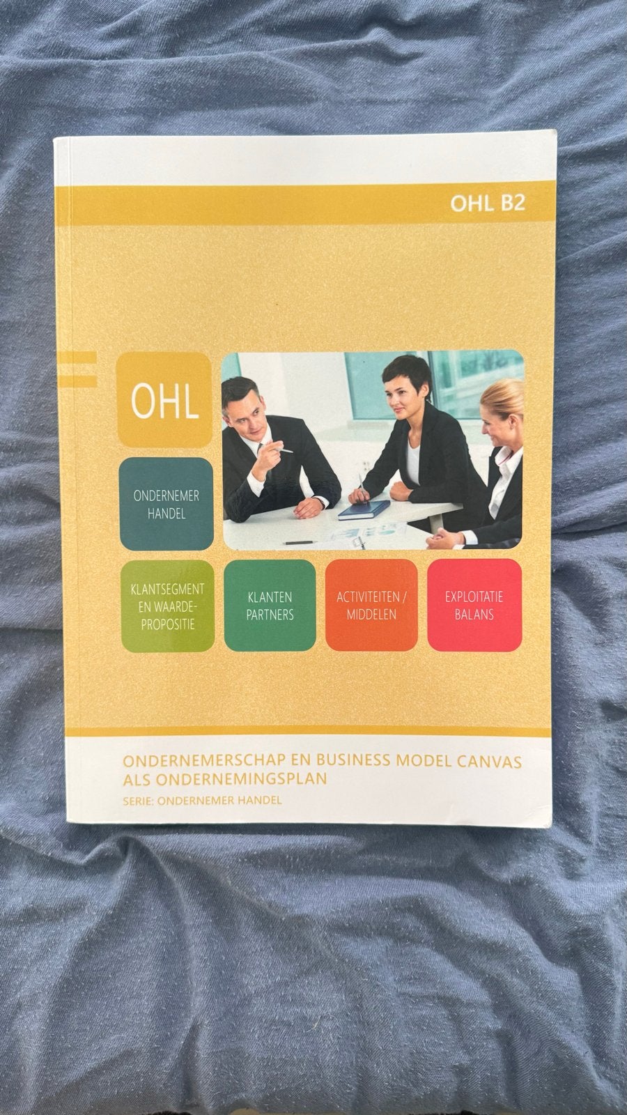 OHL B2 Ondernemerschap en Business  Model Canvas, Ophalen of Verzenden, Gamma, Zo goed als nieuw, MBO