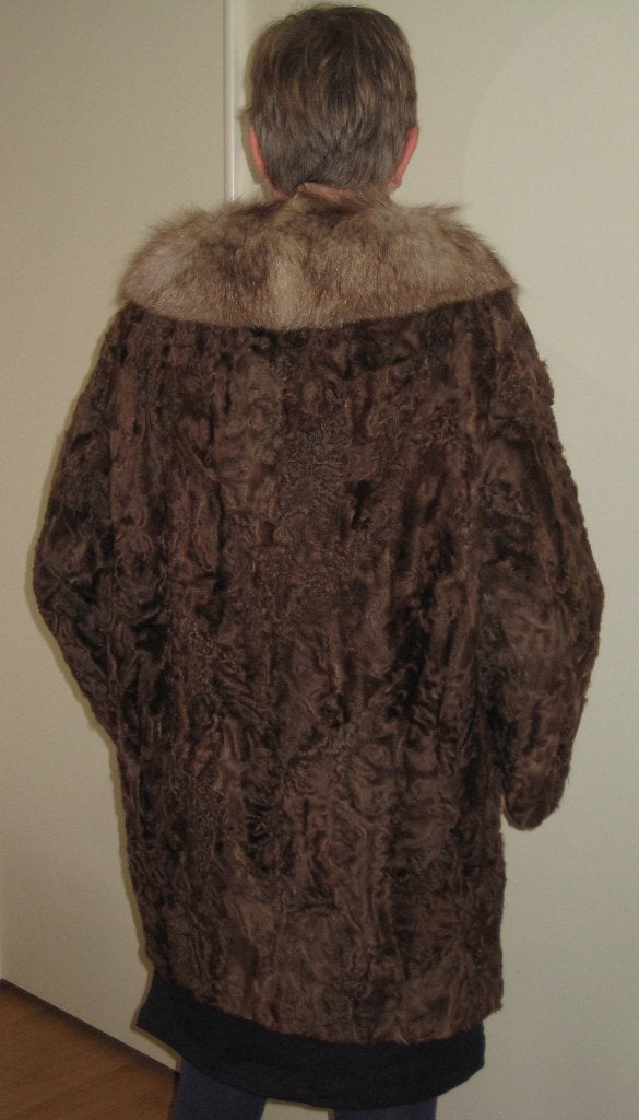 vintage bontjas, Ophalen of Verzenden, Gedragen