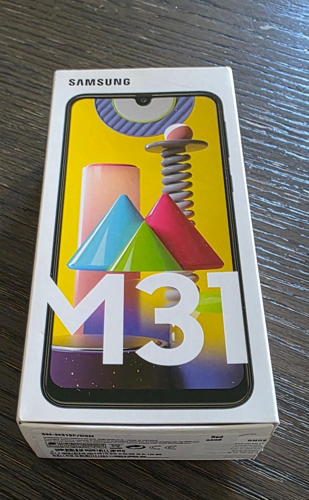 Samsung Galaxy M31 - 64GB - Rood - Zo goed als nieuw, Overige modellen, Touchscreen, Ophalen of Verzenden, Zo goed als nieuw