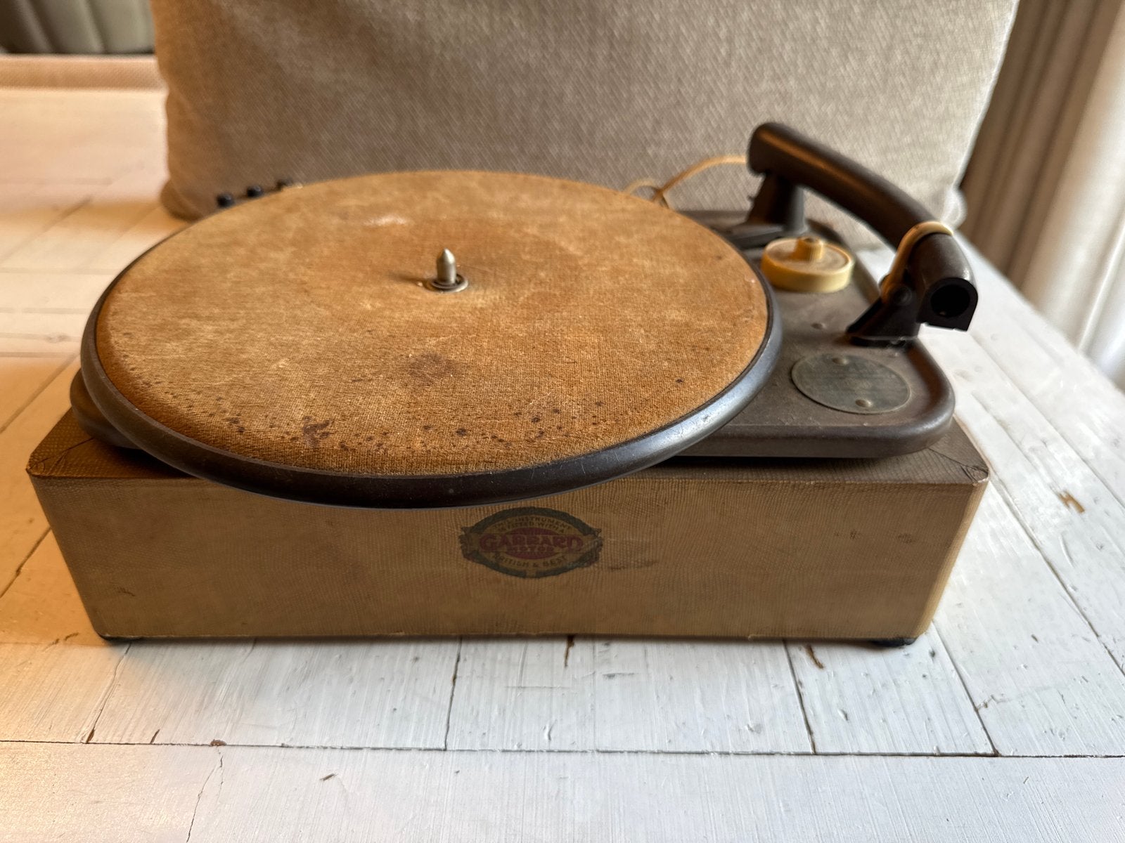 Vintage Garrard Model T Platenspeler, Ophalen of Verzenden, Gebruikt, Platenspeler, Overige merken
