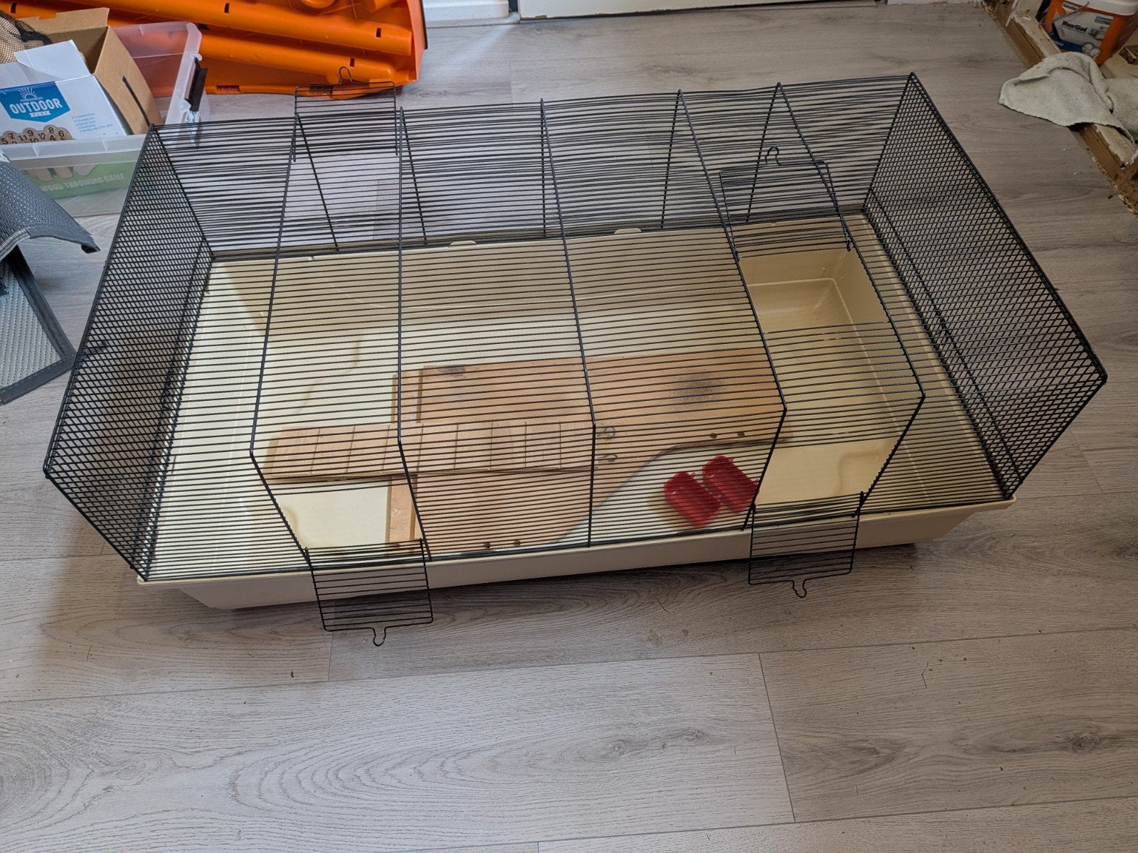 Grote hamster/muizen kooi + bijbehoren, Dieren en Toebehoren, Kooi, Gebruikt, Hamster, 75 tot 110 cm