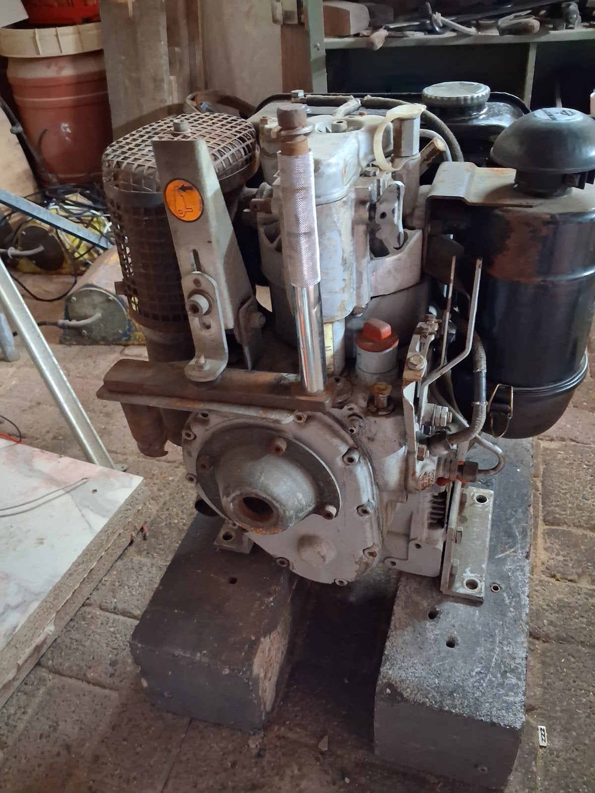 hatz e79 diesel. komt van wacker waterpomp .trilplaat., Ophalen, Dieselmotor