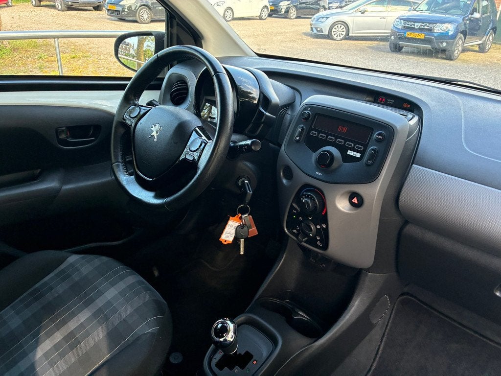 Peugeot 108 1.0 e-VTi Active | Automaat + Airco nu €7.975,, Auto's, Peugeot, Stof, Gebruikt, 4 stoelen, Wit