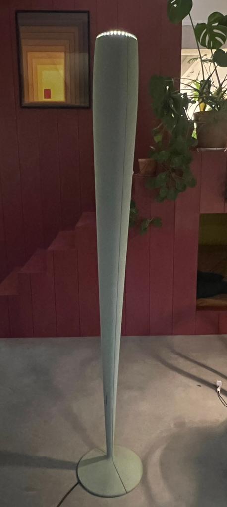Vintage Designlamp Calice Antonangeli plafondstraler mint, Huis en Inrichting, Lampen | Vloerlampen, Ophalen, Italiaans design, vintage industrieel, space age , modernist
