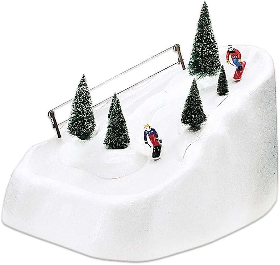 Department 56 Animated Ski Slope (past bij Lemax), Verzenden, Zo goed als nieuw