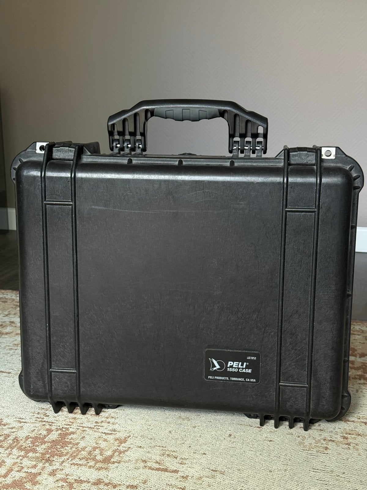 Peli 1550 Case met interieur voor camera-uitrusting, Audio, Tv en Foto, Fotografie | Fototassen, Ophalen, Gebruikt, Overige typen