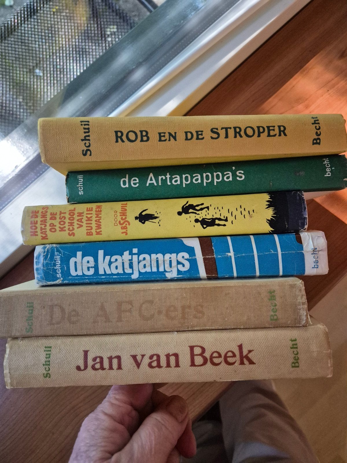 J.B. Schuil, alle 6: AFC-ers, Katjangs, Artapappa's, Strope, Boeken, Ophalen of Verzenden, Gelezen