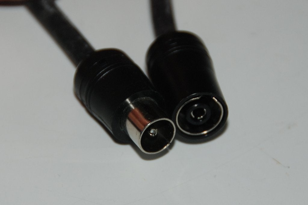 Coax Audio / speaker kabel 1,5 meter mannetje + vrouwtje, Verzenden, Coaxiale kabel