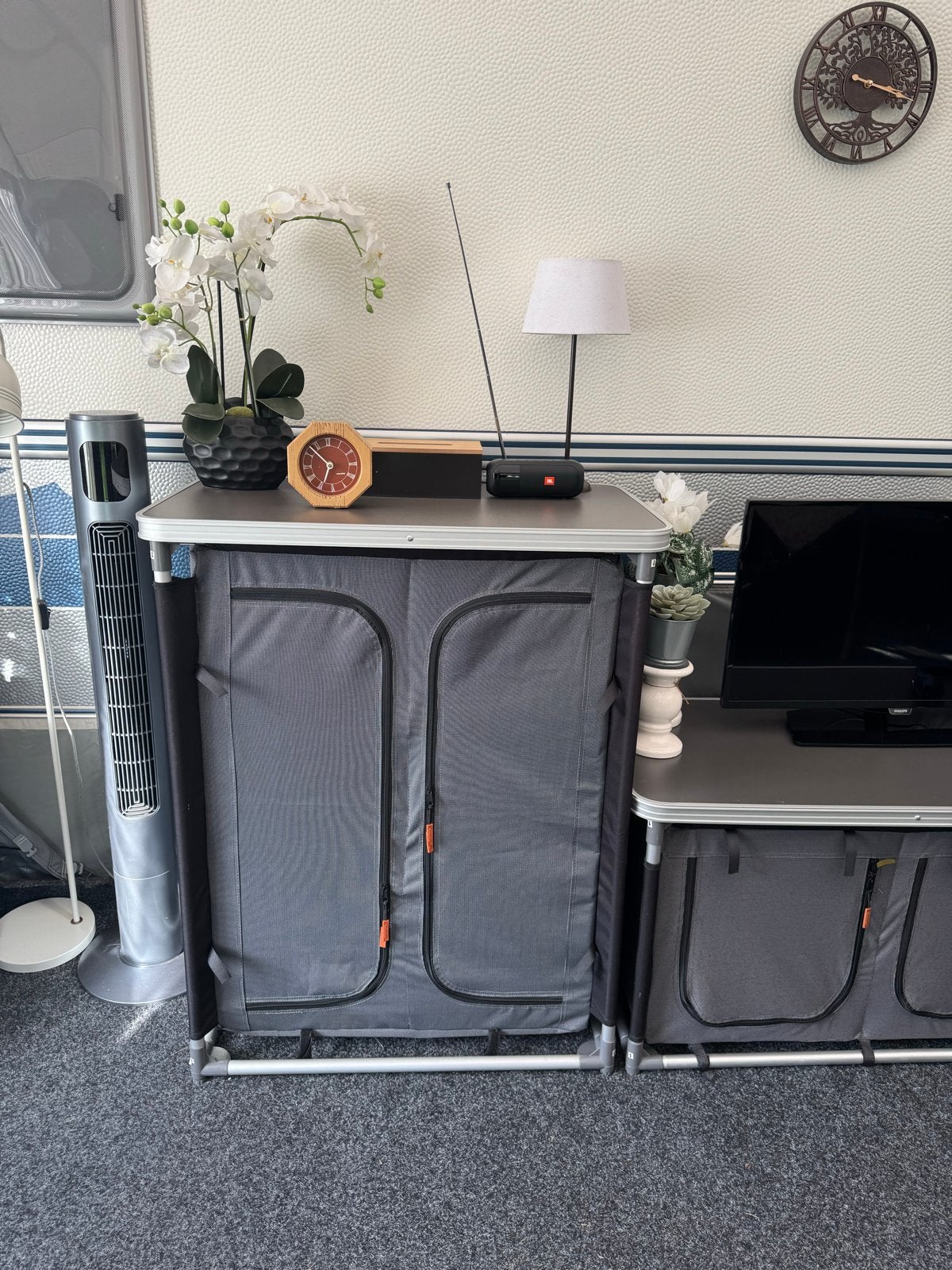 Opvouwbare campingkast/opbergkast, Ophalen, Gebruikt