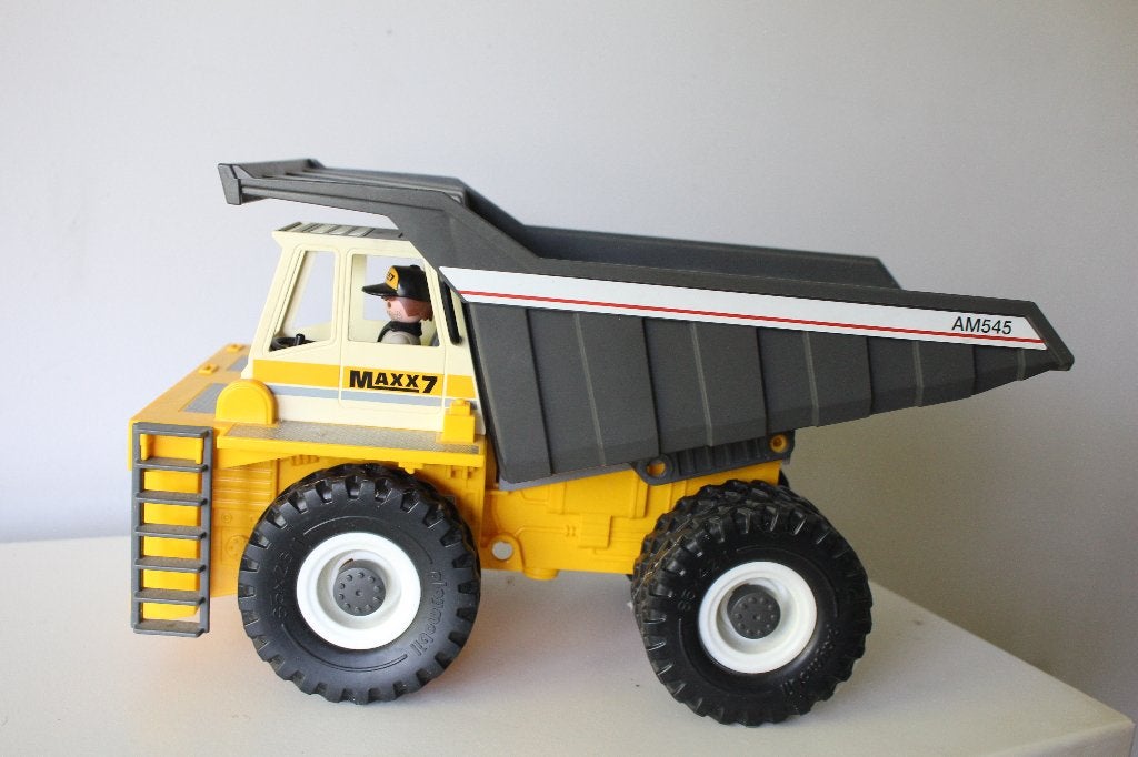 mooie grote kiepwagen  zand grind .. playmobil maxx 7, Ophalen of Verzenden, Gebruikt, Los playmobil