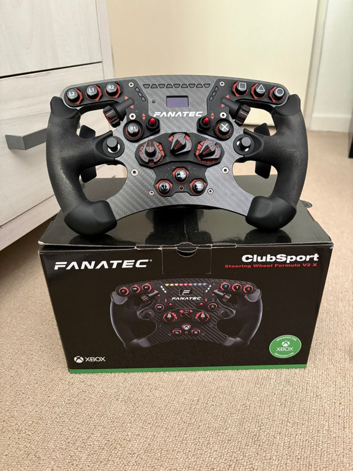Fanatec Formula v2.5 Clubsport, Ophalen of Verzenden, Zo goed als nieuw, Stuurtje of Sportattribuut, Draadloos
