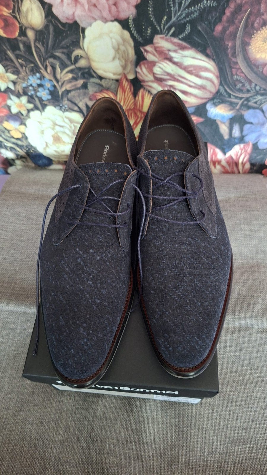 Floris van Bommel- Nette schoenen  maat 8, Blauw, Floris van Bommel, Nieuw, Ophalen of Verzenden