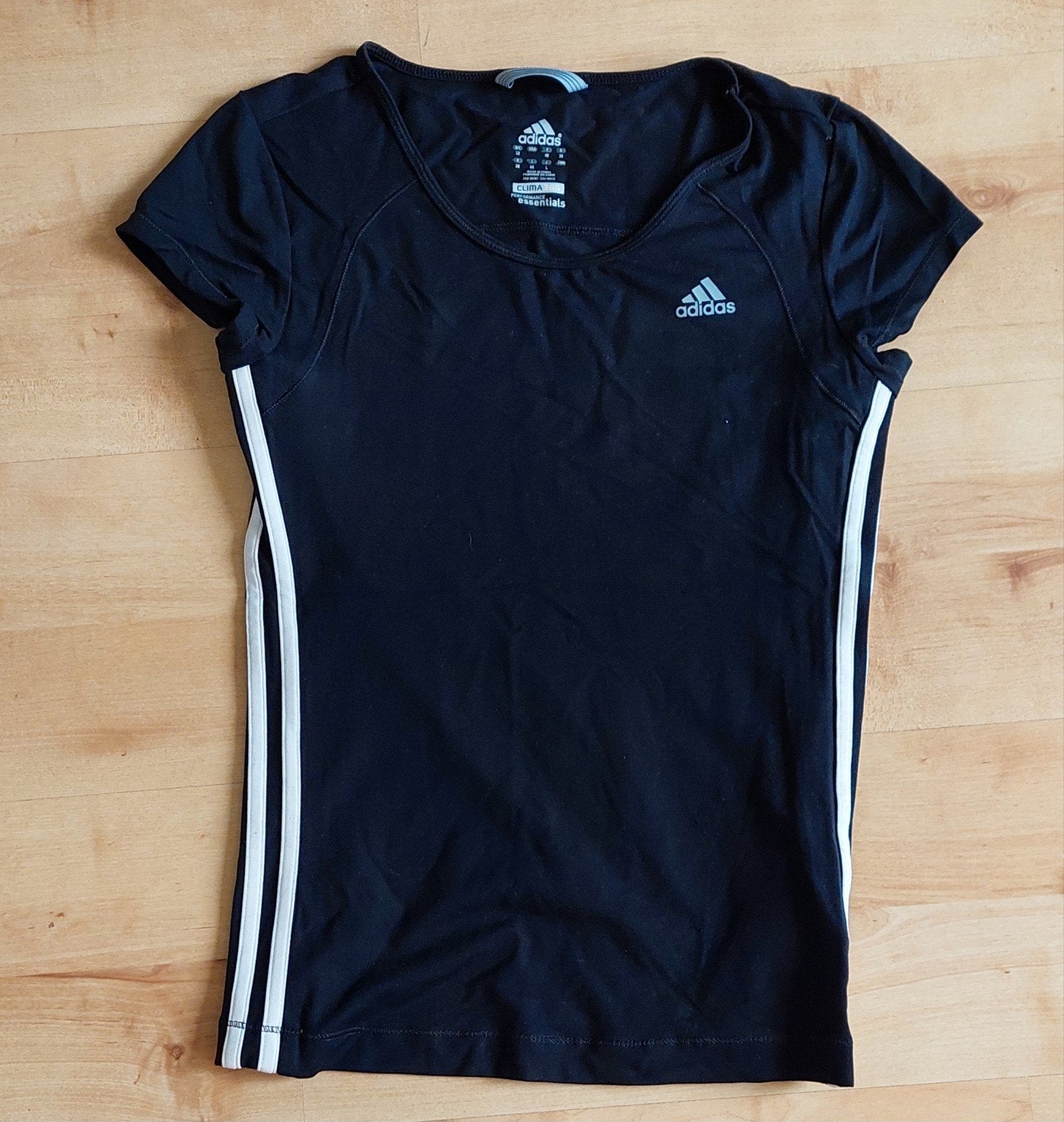 Adidas Climalite Performance Essentials, maat 38, Kleding | Dames, Maat 38/40 (M), Adidas, Zwart, Ophalen of Verzenden