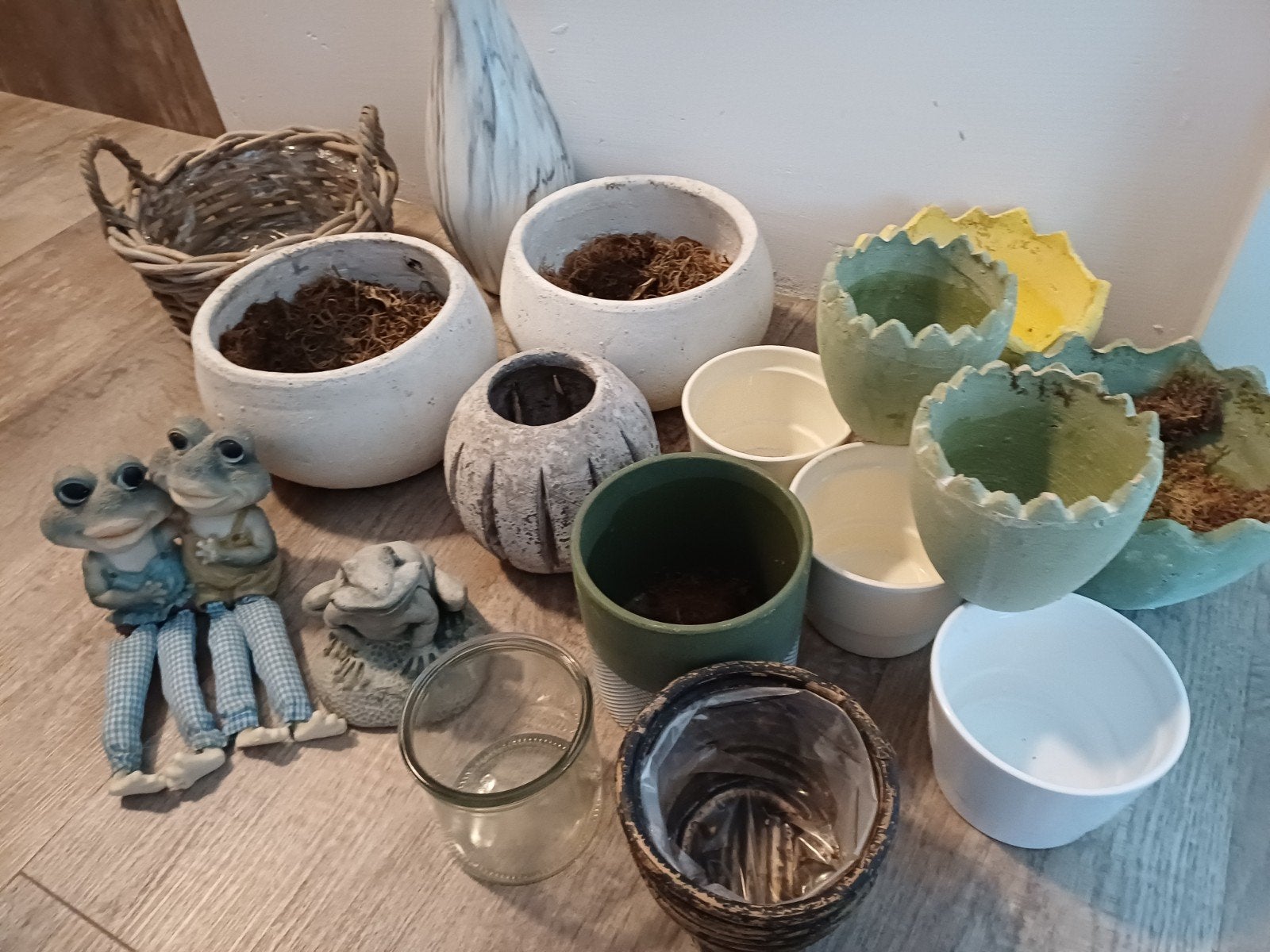 Bloempotten e.d., Tuin en Terras, Bloempotten, Ophalen, Gebruikt, Rond, Aardewerk