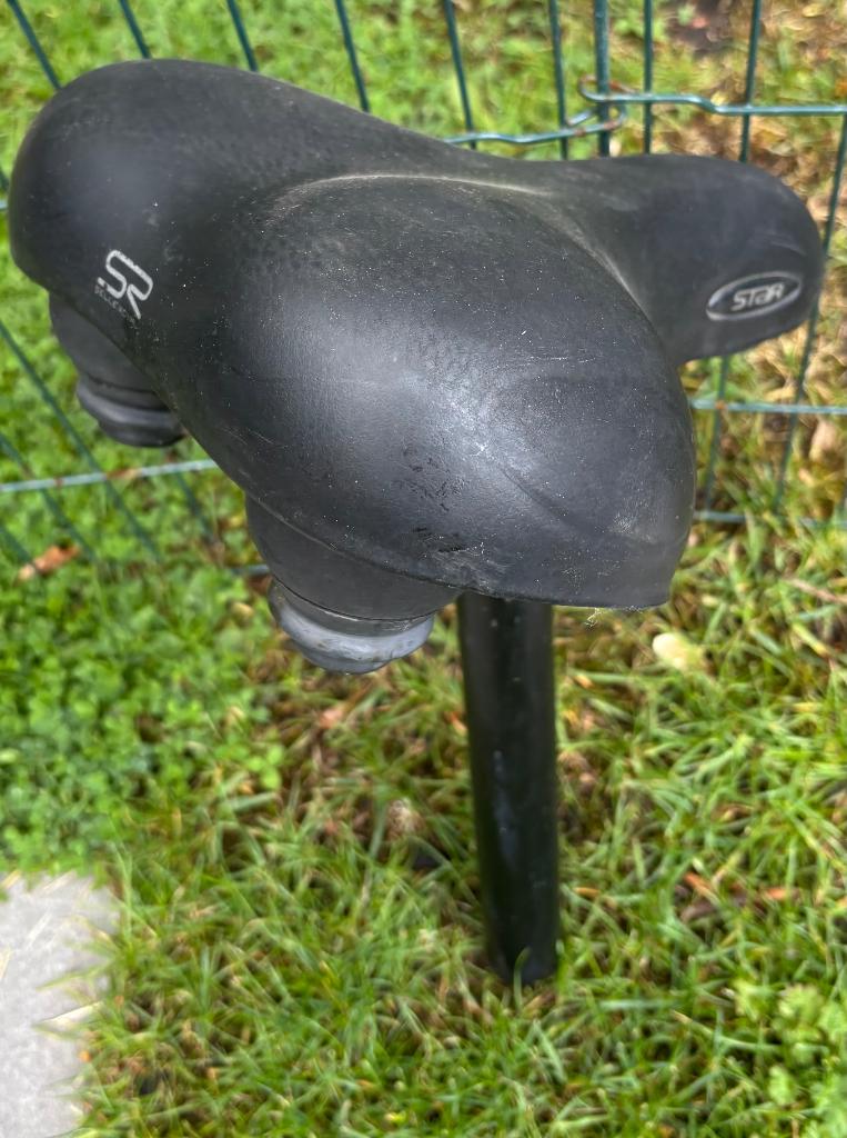 2 fietszadels Selle Royal 8484 STAR UNIVERSEEL GEL, Fietsen en Brommers, Fietsonderdelen, Ophalen of Verzenden, Gebruikt, Zadel