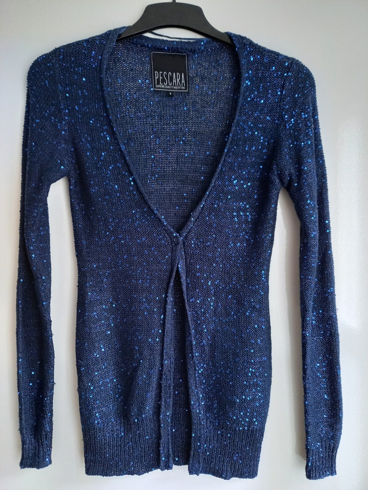 Mooi blauw vest ,maat S, Ophalen of Verzenden, Gedragen