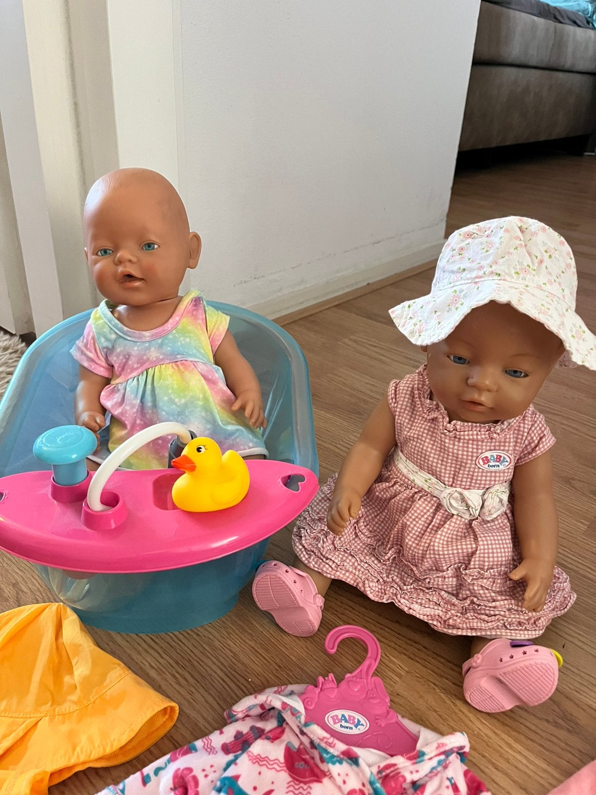 Baby born set, Ophalen, Zo goed als nieuw, Babypop