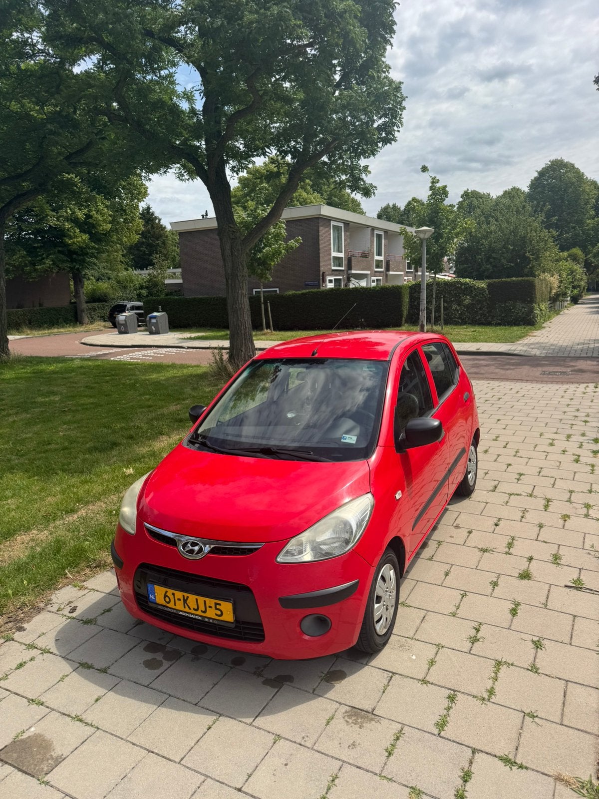 Hyundai i10 1.25 I 5DR 2009 Rood, Auto's, Voorwielaandrijving, 450 kg, 31 €/maand, 4 cilinders