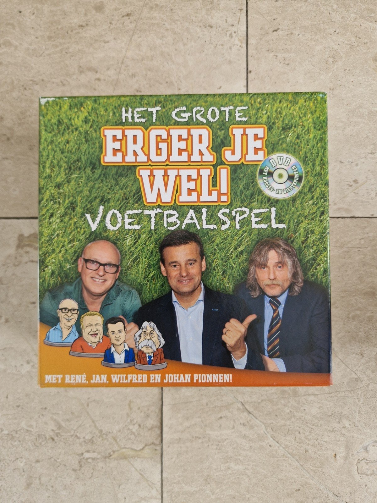 Het Grote Erger Je Wel! Voetbalspel met DVD, Drie of vier spelers, Ophalen of Verzenden, Nieuw, Identity Games International BV