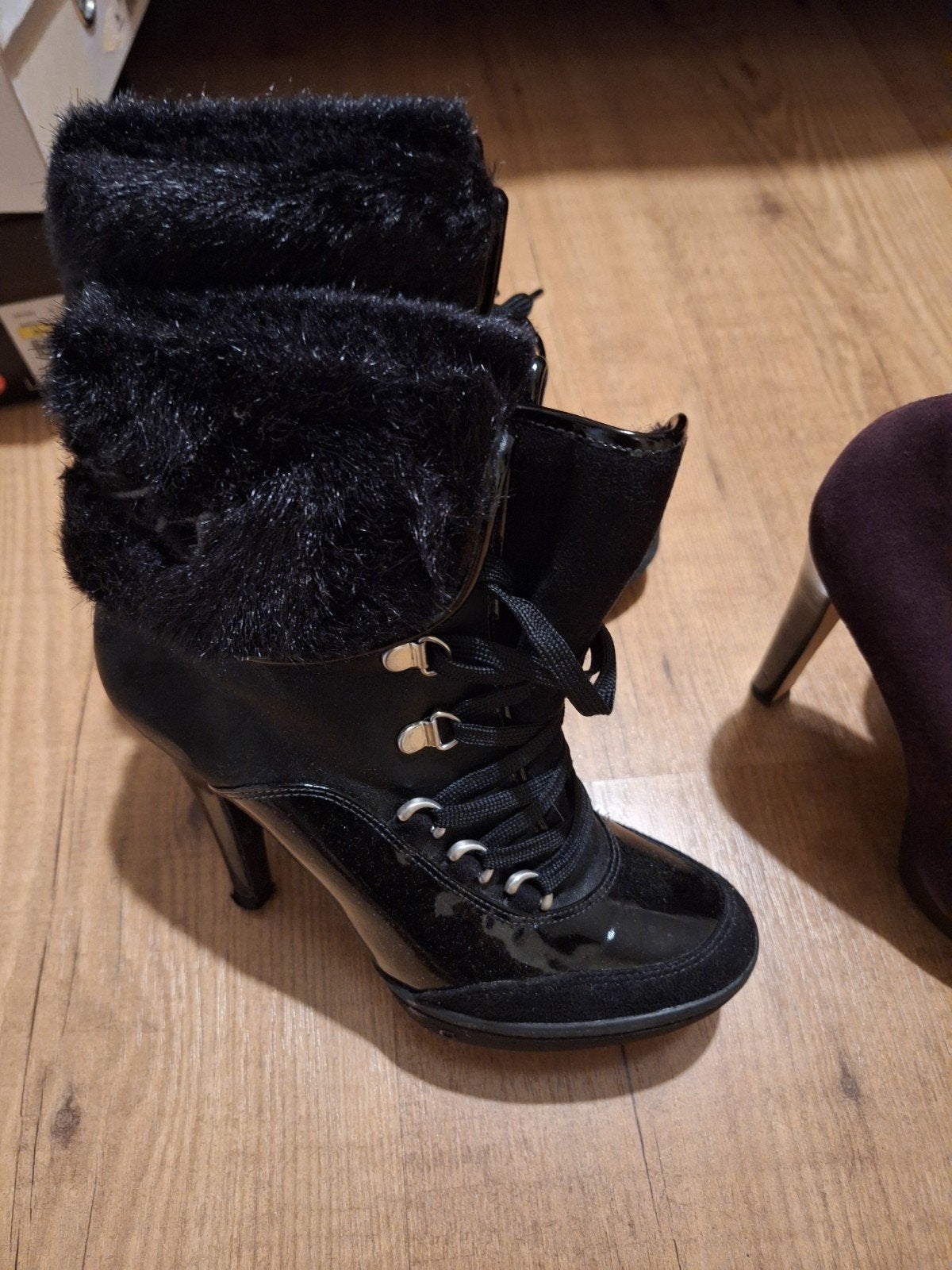leuke hakken schoenen/sandalen, Ophalen, Zwart, Lage of Enkellaarzen, Zo goed als nieuw