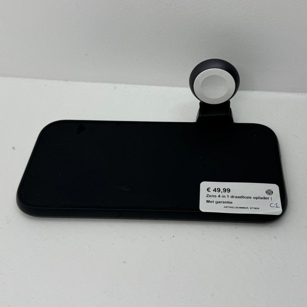 Zens 4 in 1 draadloze oplader | Met garantie, Dordrecht@usedproducts.nl, Toulonselaan 72, Ophalen of Verzenden, Zo goed als nieuw