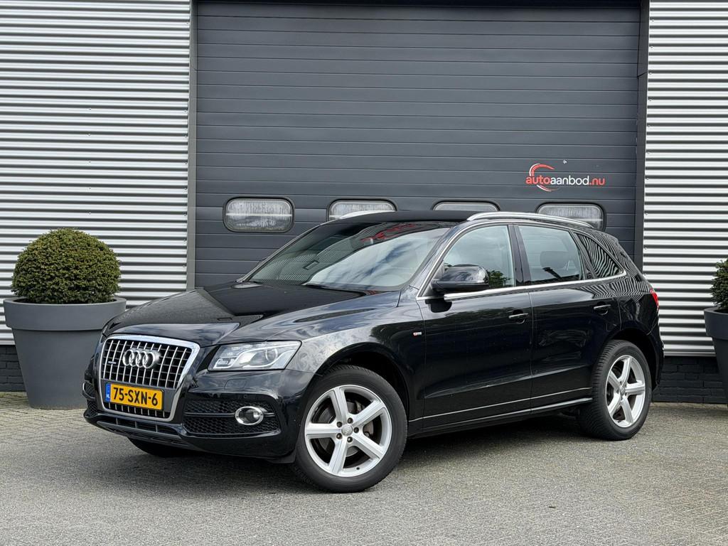 Audi Q5 2.0 TFSI quattro S-Line | Bang & Olufsen | Sportstoe, Automaat, Zwart, 4 cilinders, Leder en Stof