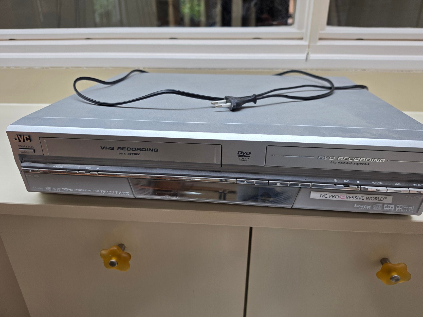 JVC DR-MV1SE VHS & DVD Recorder met Afstandsbediening, Ophalen, Gebruikt, VHS-speler of -recorder