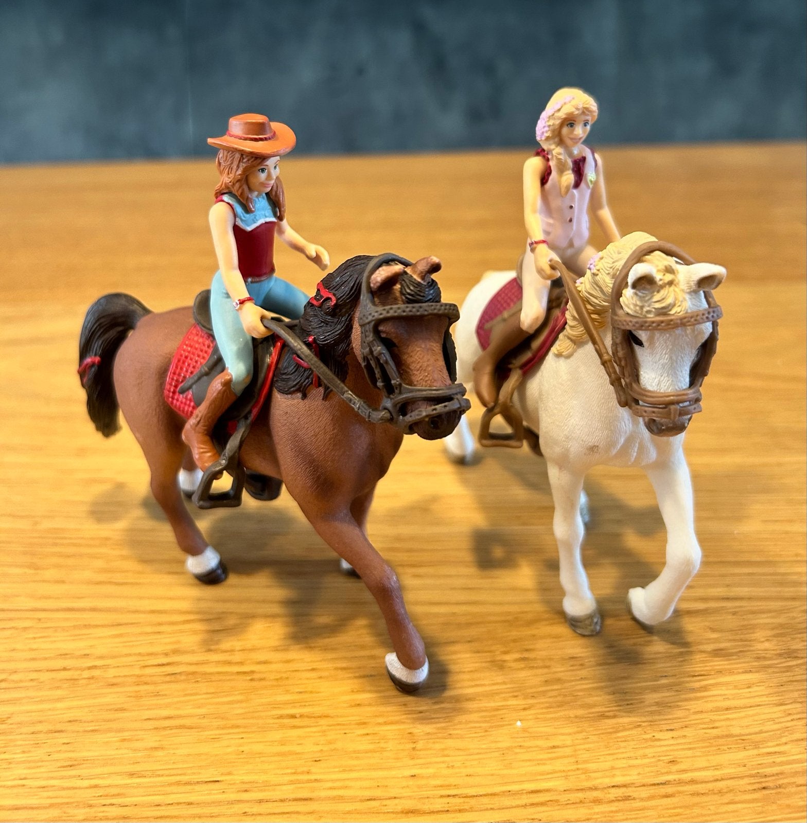 Schleich paarden met ruiters - Speelset, Ophalen of Verzenden, Zo goed als nieuw, Jongen of Meisje