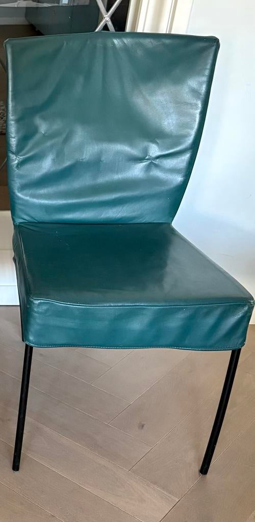 Montis Spica groen, Huis en Inrichting, Stoelen, Ophalen, Gebruikt, Overige kleuren, Leer