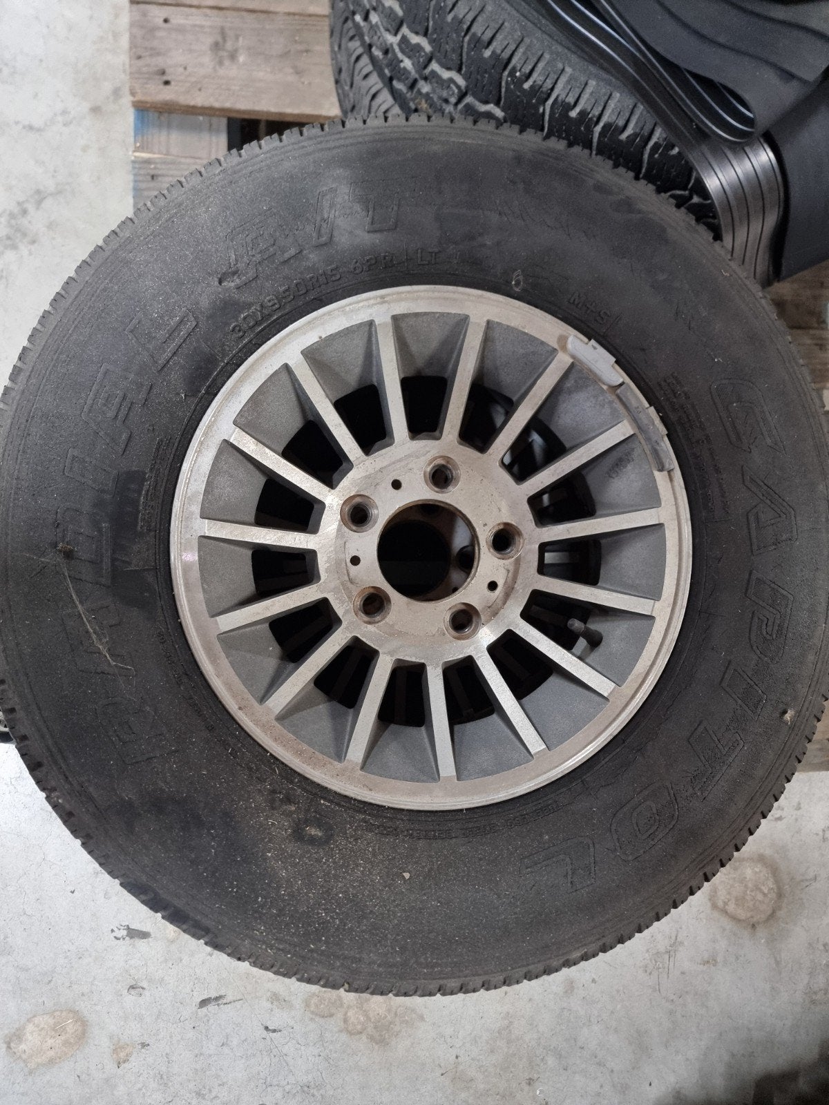 Originele 15" Mopar / Dodge Ramcharger Turbine Velgen, Auto-onderdelen, Ophalen, Gebruikt, Banden en Velgen