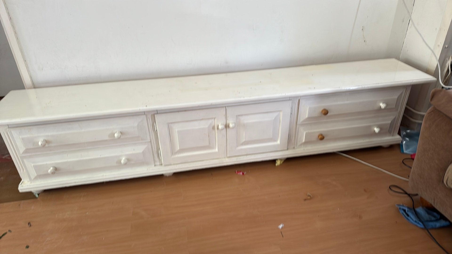Lage brede kast tv meubel, Ophalen, Zo goed als nieuw, 25 tot 50 cm, Minder dan 100 cm
