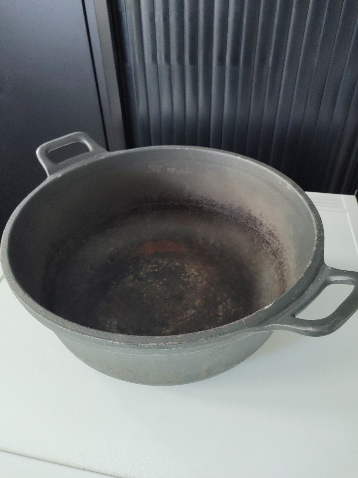 Gietijzeren Braadpan, Gebruikt, Met deksel, Ophalen of Verzenden, Overige merken