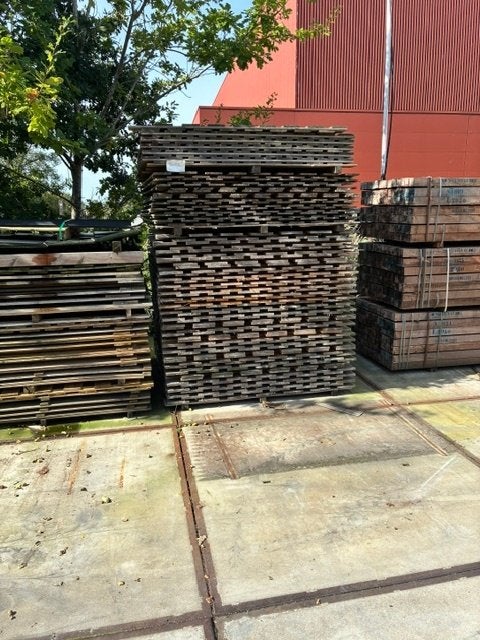 Diverse tuinschermen Douglas en Geimpregneerd zeer goedkoop, Gebruikt, Overige typen, 50 mm of meer, Ophalen