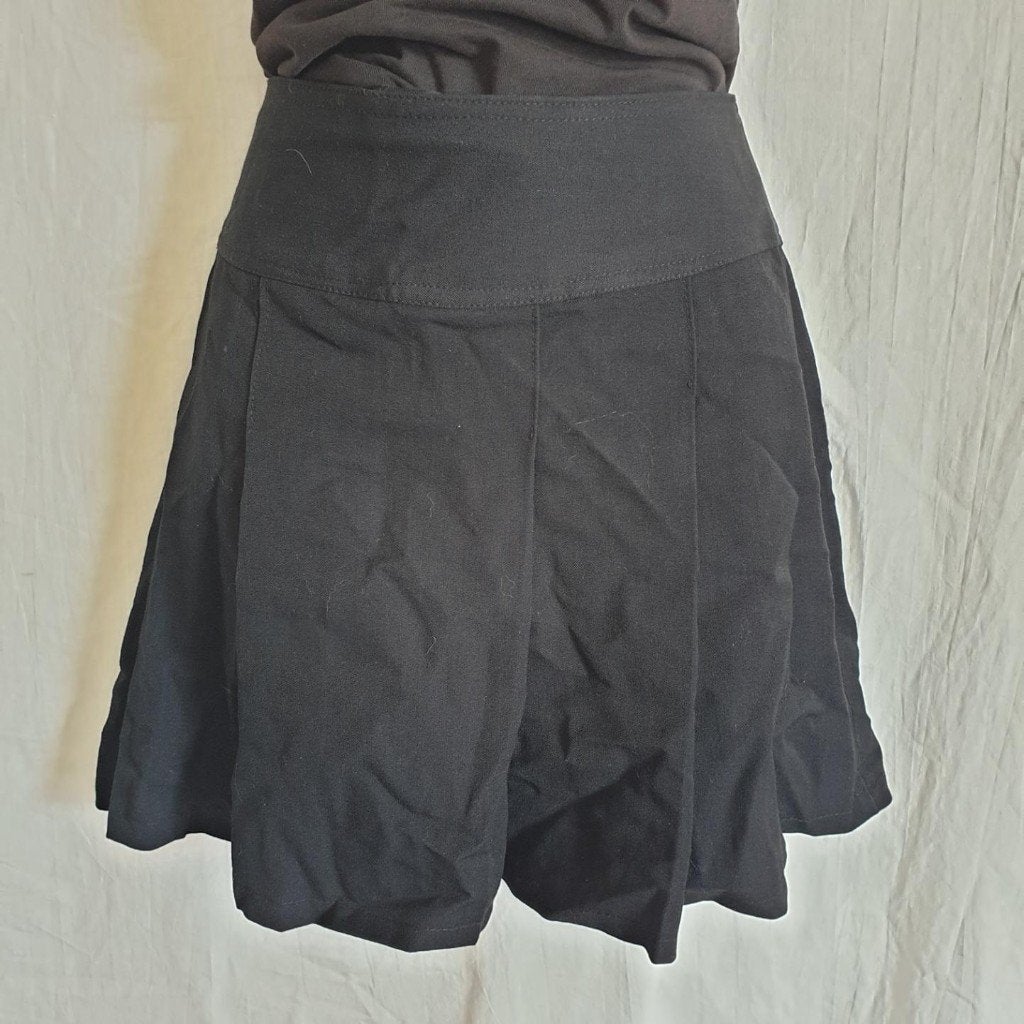 Leuke zwarte (plooi) rok. Mt 44. Merk Alma Mater, Kleding | Dames, ., Zwart, Maat 42/44 (L), Ophalen of Verzenden