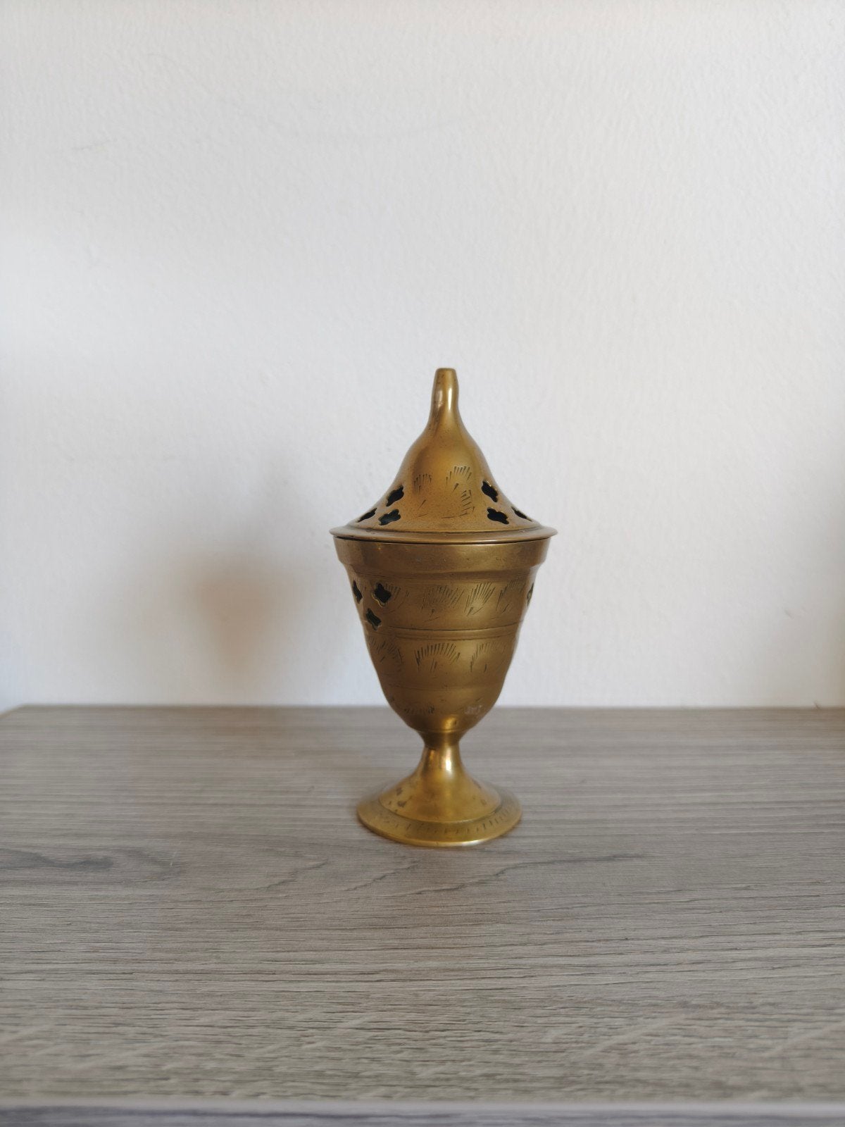 Vintage Koperen Wierookbrander - Decoratief en Functioneel, Ophalen of Verzenden, Koper