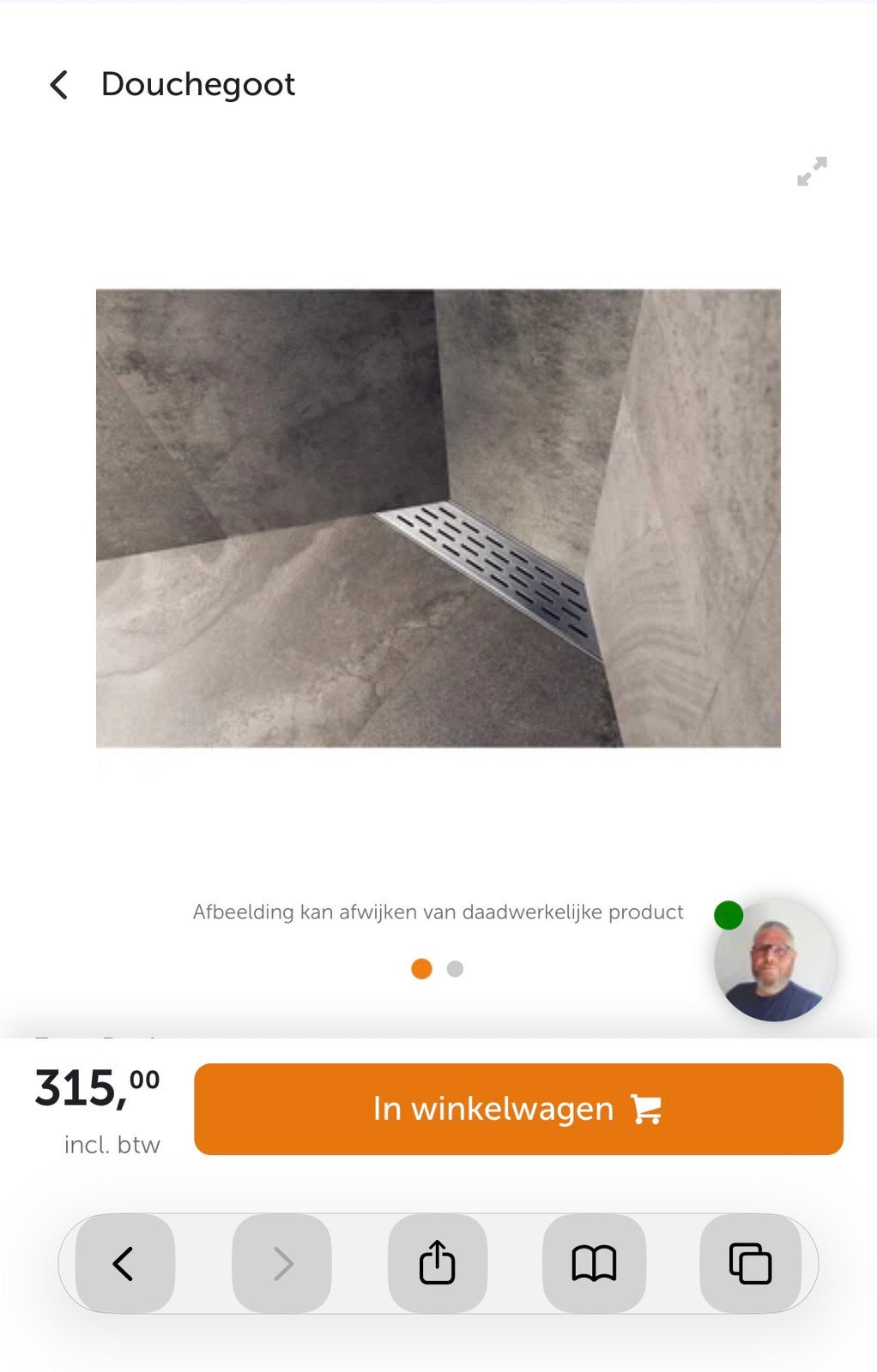 Easydrain Trapezium Multi 300mm zijuitloop geborsteld RVS, Doe-het-zelf en Verbouw, Ophalen of Verzenden, Nieuw