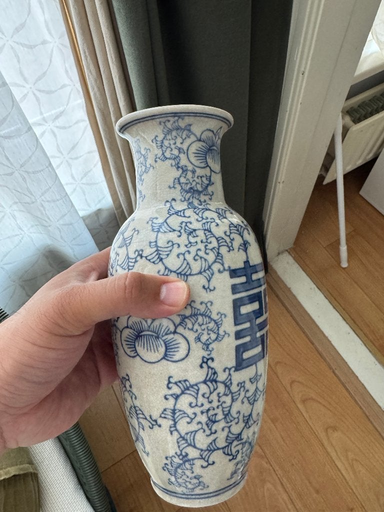Chinese blauw-witte Shuangxi pot, Ophalen of Verzenden