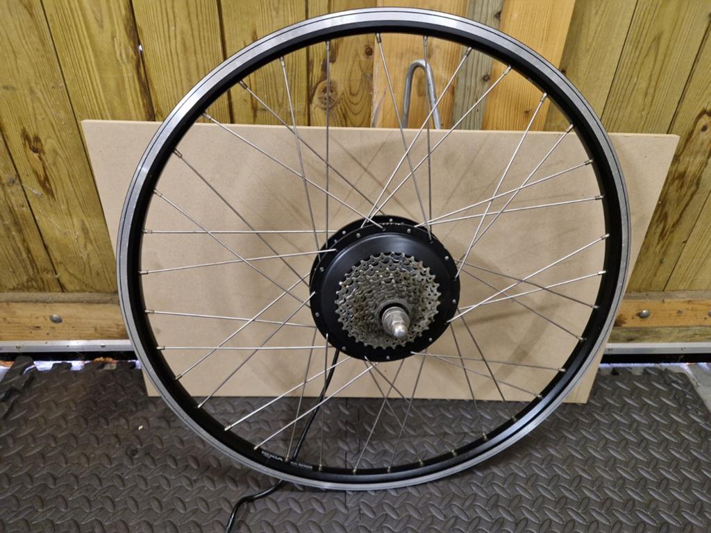 Koga achterwiel motor ion, Fietsen en Brommers, Fietsonderdelen, Gebruikt, Motor, Aluminium, Koga