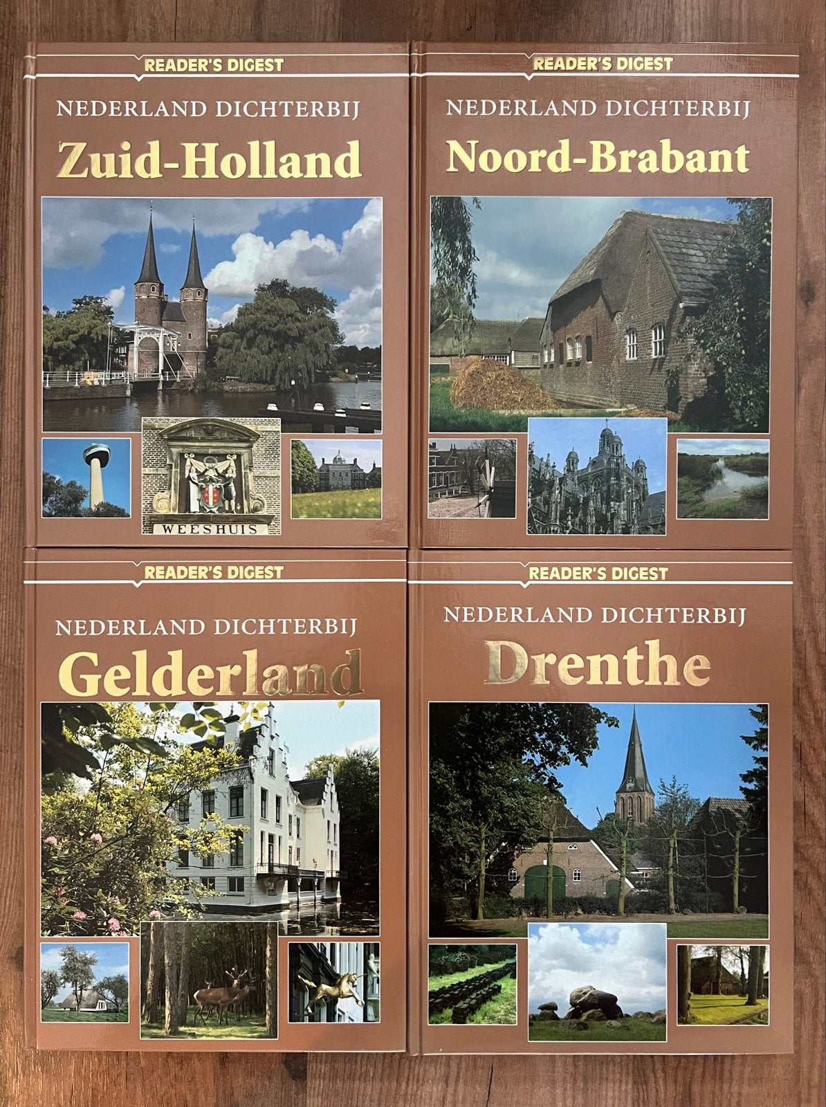 Nederland Dichterbij: Z-Holland/N-Brabant/Gelderland/Drenthe, Boeken, Ophalen of Verzenden, Nieuw, Overige onderwerpen