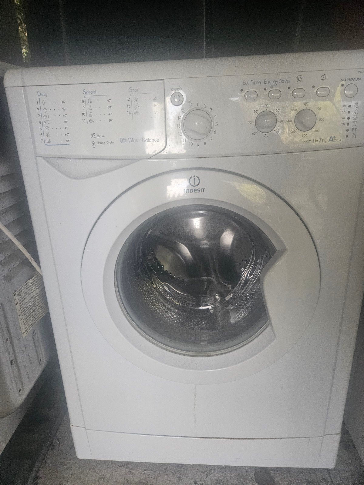 Indesit Wasmachine - 7kg, Energiezuinig, Ophalen of Verzenden