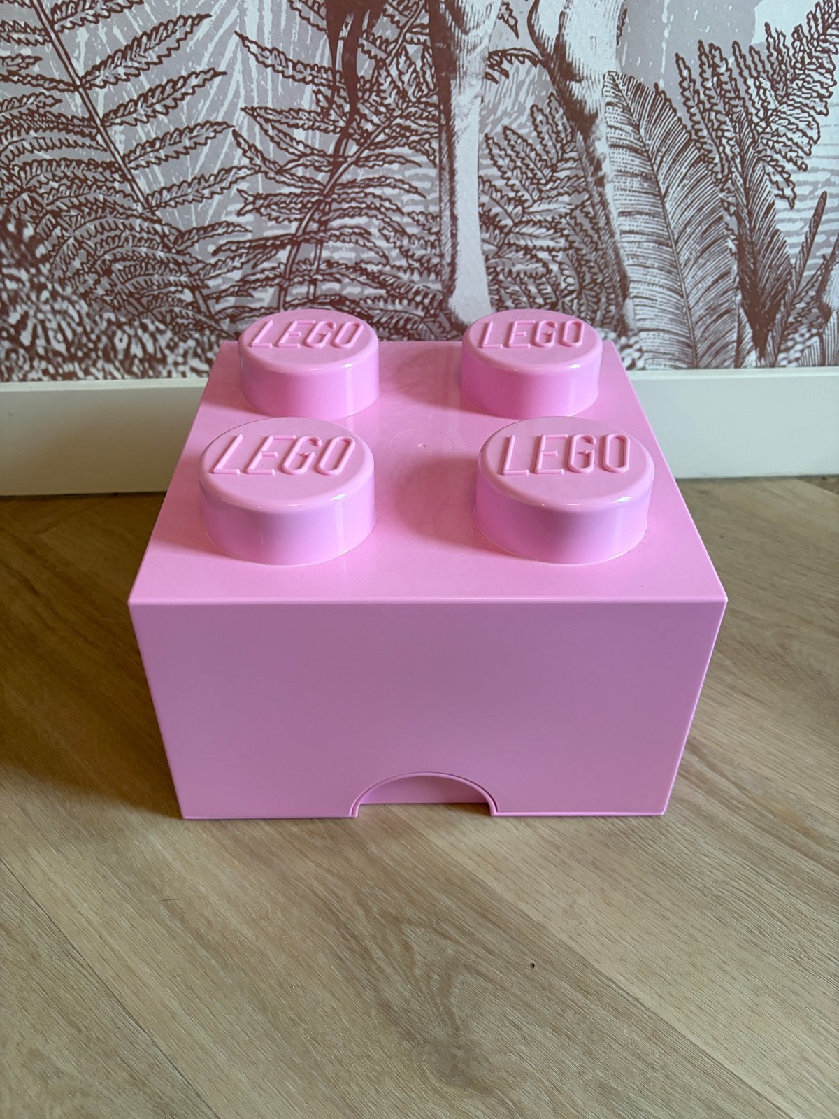 (Licht) Roze LEGO opbergdoos 4 bricks, Ophalen, Zo goed als nieuw, Overige merken