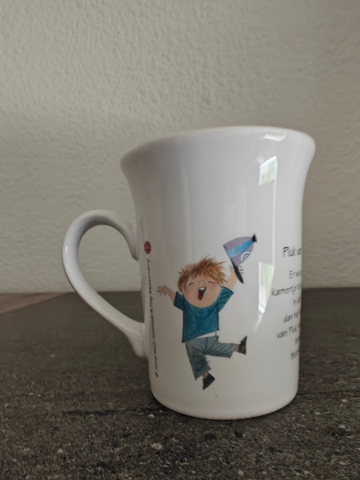 Douwe Egberts Mok 200ML Annie M.G. Schmidt & Fiep Westen, Overige merken, Keramiek, Ophalen of Verzenden, Zo goed als nieuw