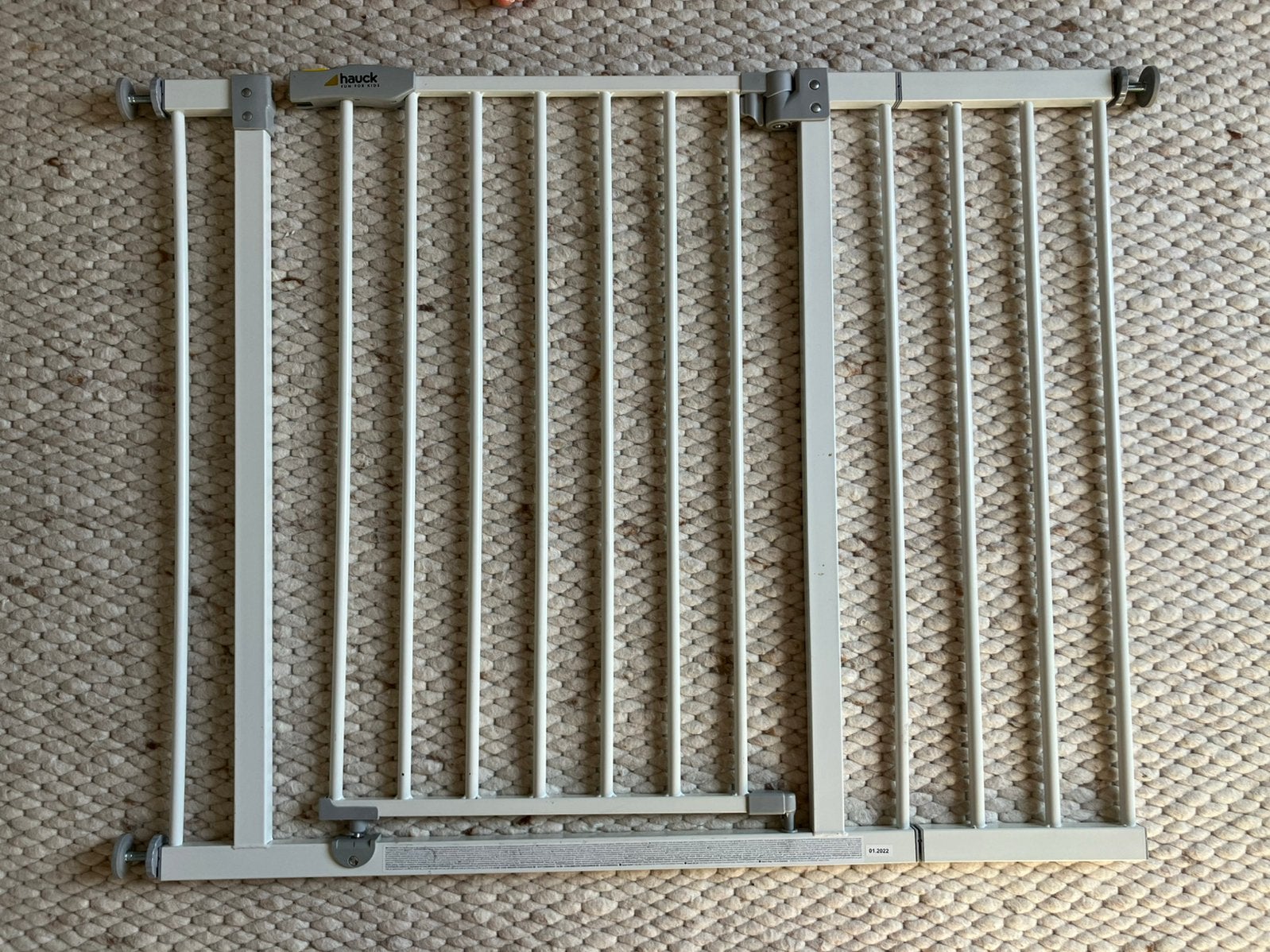 Hauck safety gate, Ophalen, 100 tot 115 cm, Zo goed als nieuw, Klemhekje